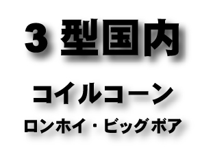 3型国内　コイルコーン　ロンホイ/ビッグボア