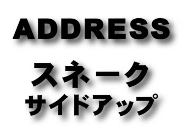 Address　スネークコーン　サイドアップ